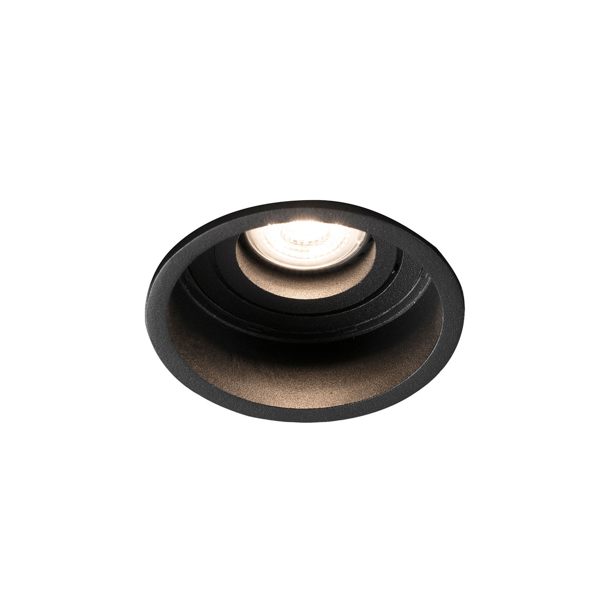 Faro HYDE 1 luz orientable redondo negro IP20 ref 40119