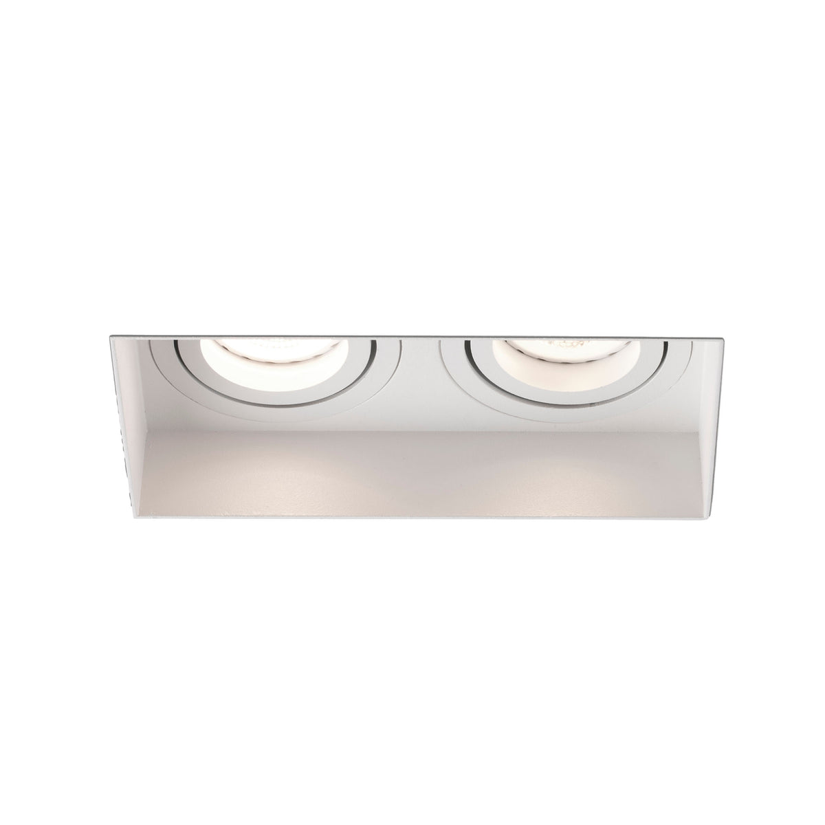 Faro HYDE 2 luces orientable cuadrado blanco IP20 ref 40122