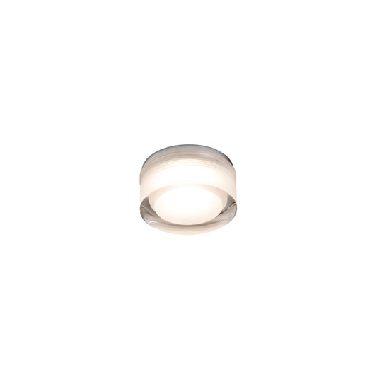 Foco Empotrable Faro EBBA LED 4W IP44 | Cristal y Blanco Mate
