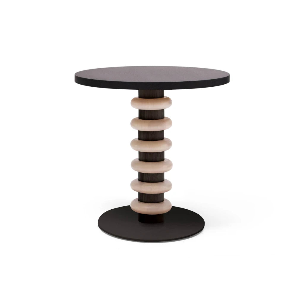 Mesa Kemp Velador 60 CASUAL detalle columna torneada
