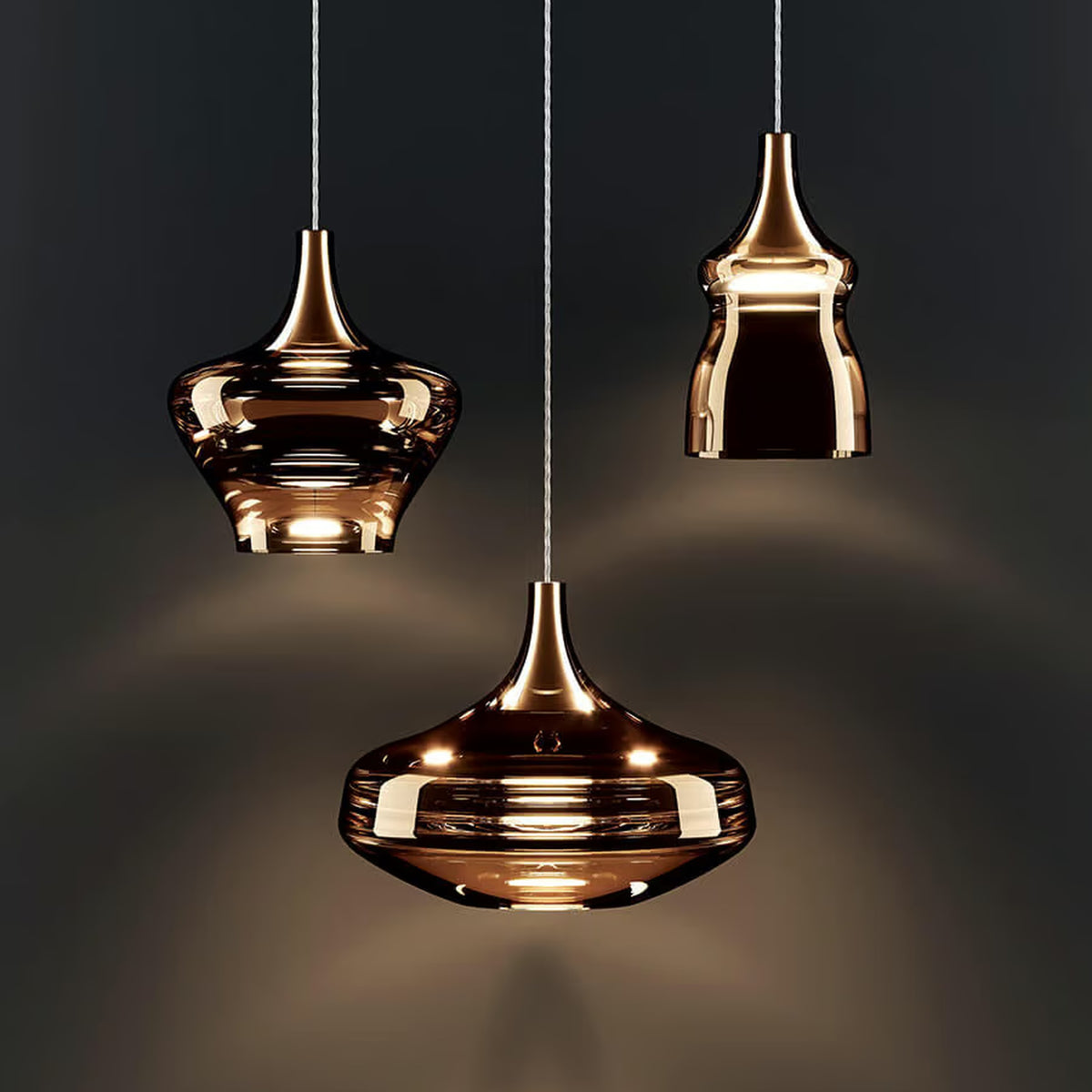 Lámpara Colgante Nostalgia LODES | Cristal Soplado Veneciano (Diseño Dima Loginoff)