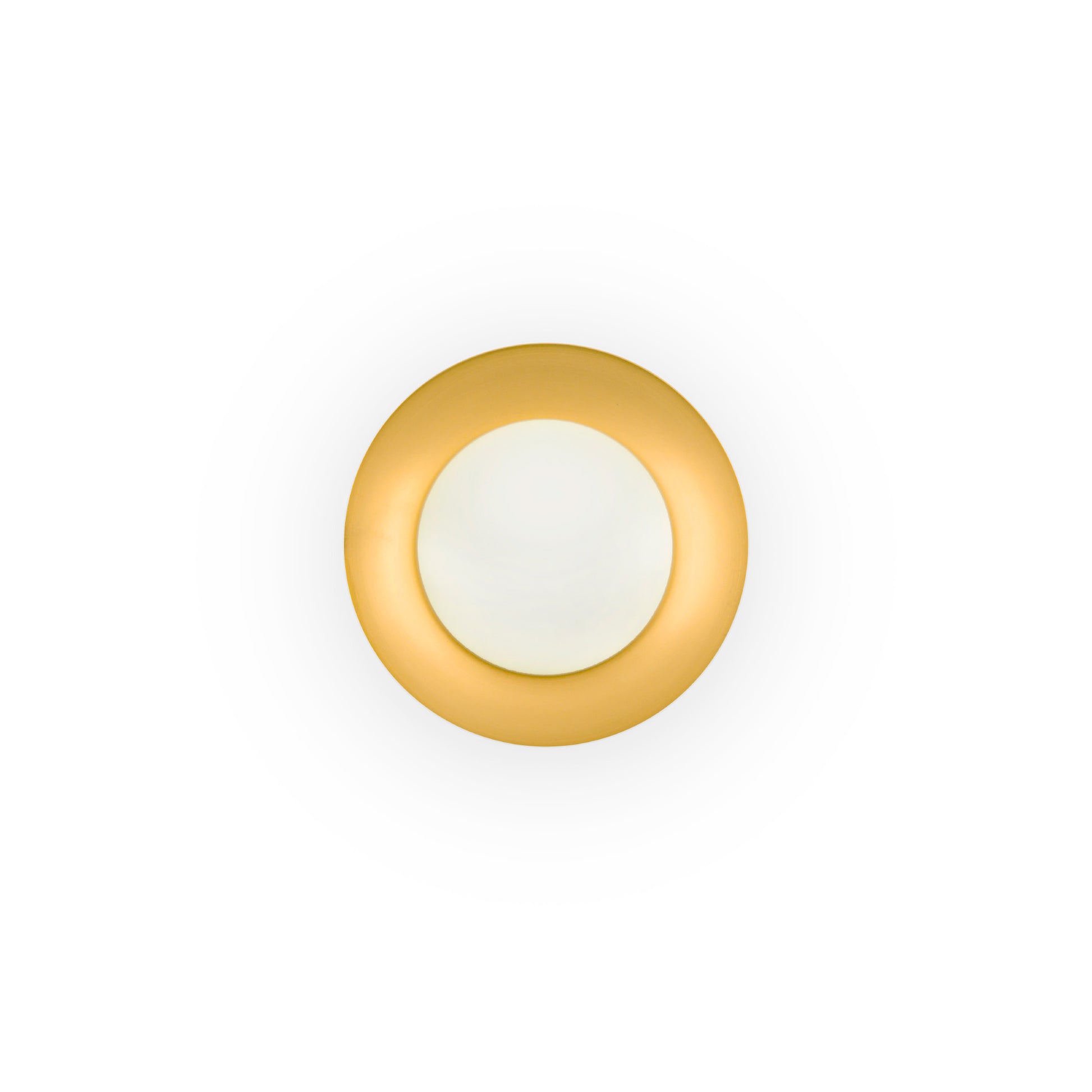 Plafón de Techo Faro SIDE Vidrio Opal y Anillo Metálico G9 Ø20cm - 62134