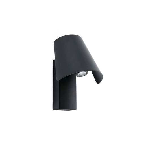 Aplique de Pared Faro Le Petit Negro Mate LED 4W 3000K Orientable - Foto Principal