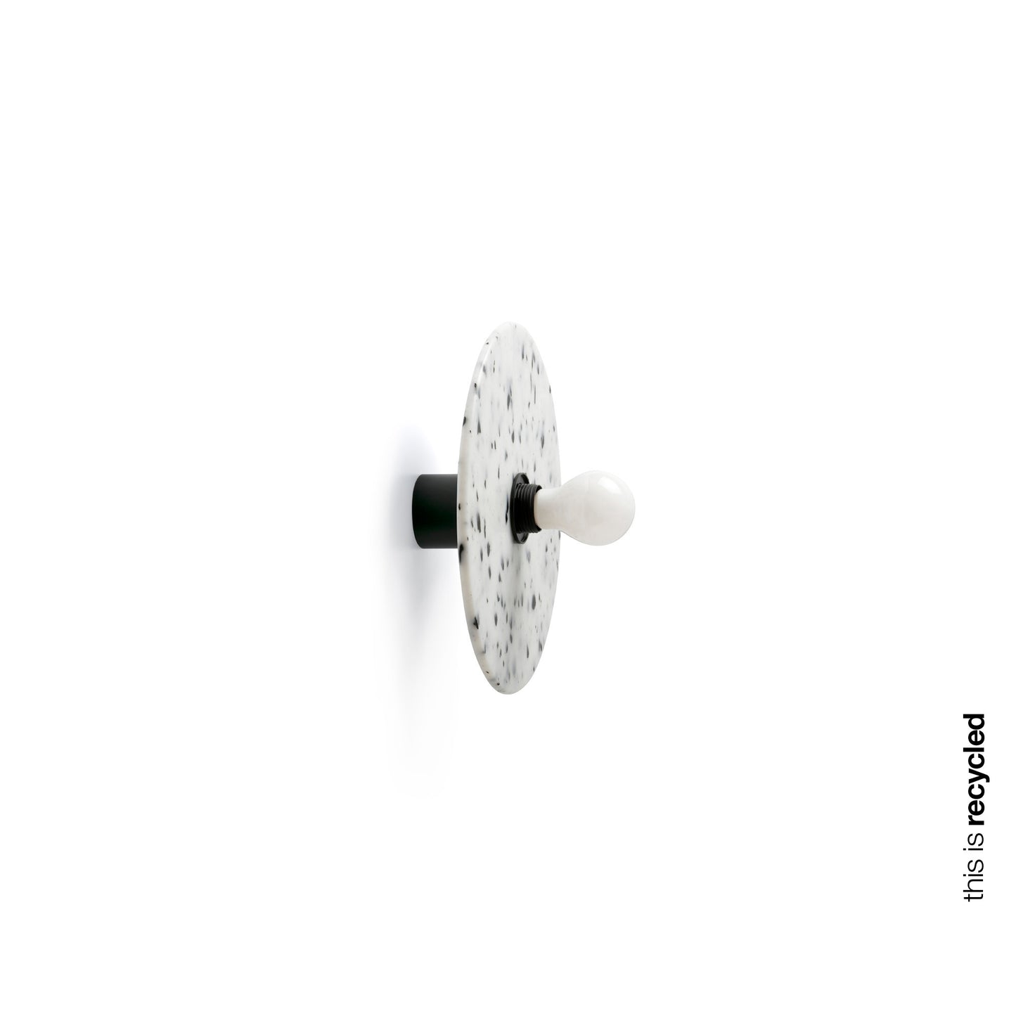 Aplique y Plafón Faro CONFETTI Polímero Reciclado Diseño Nutcreatives 1xE27