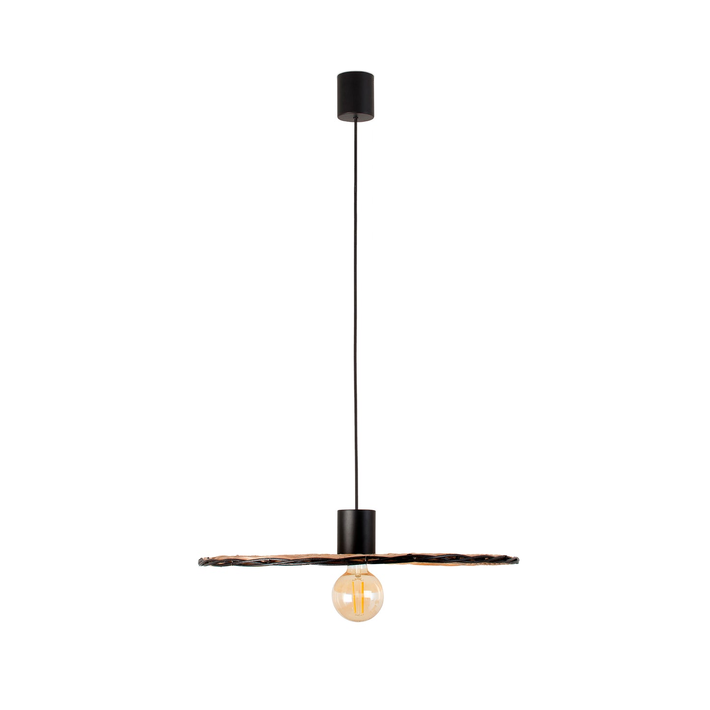 Lámpara Colgante Faro COSTAS Ratán Natural Diseño Alex & Manel Lluscà 1xE27