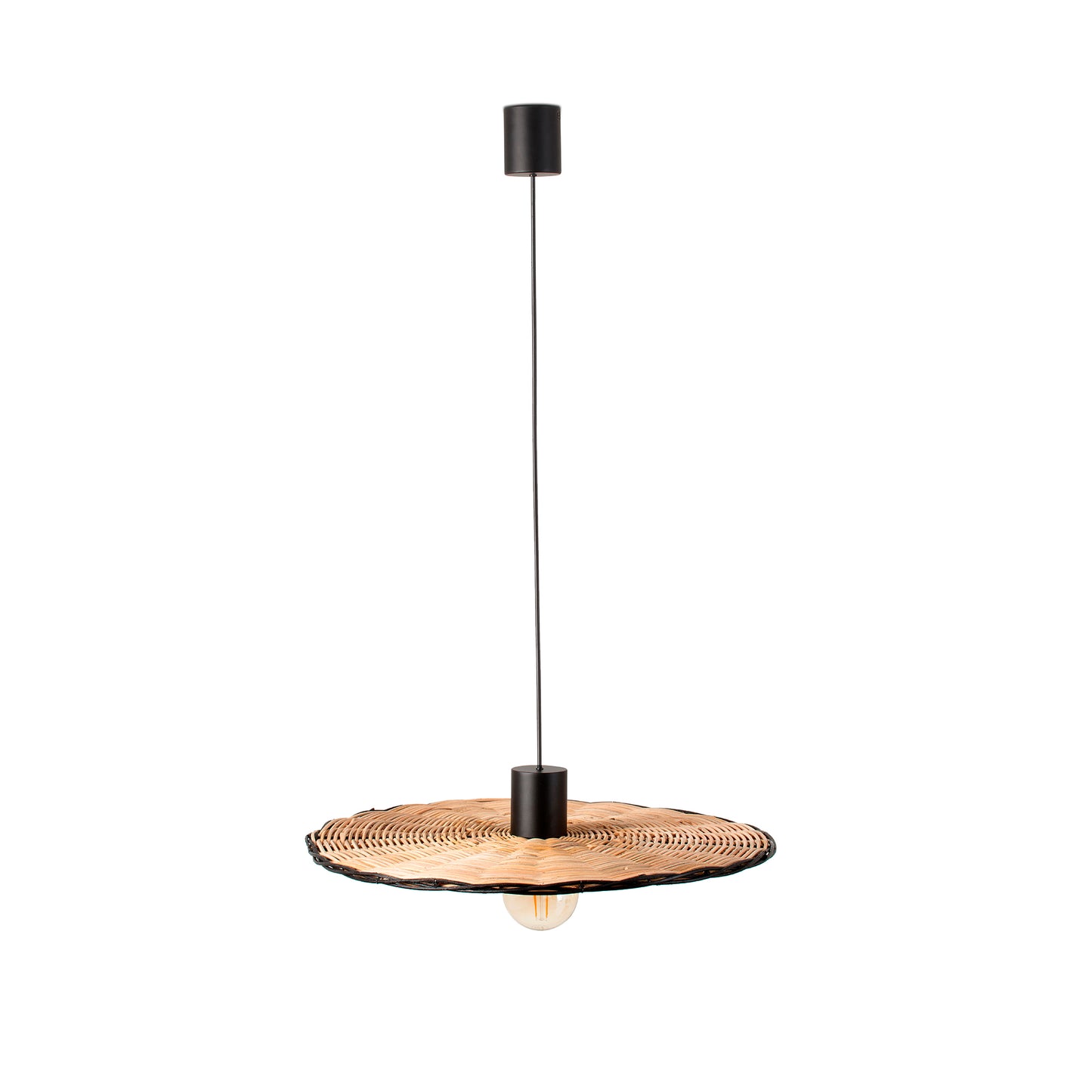 Lámpara Colgante Faro COSTAS Ratán Natural Diseño Alex & Manel Lluscà 1xE27