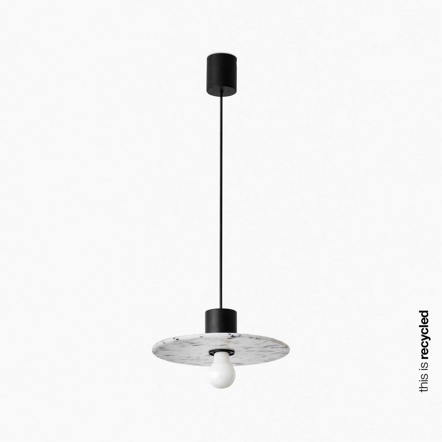 Lámpara Colgante Faro CONFETTI Polímero Reciclado Diseño Nutcreatives 1xE27