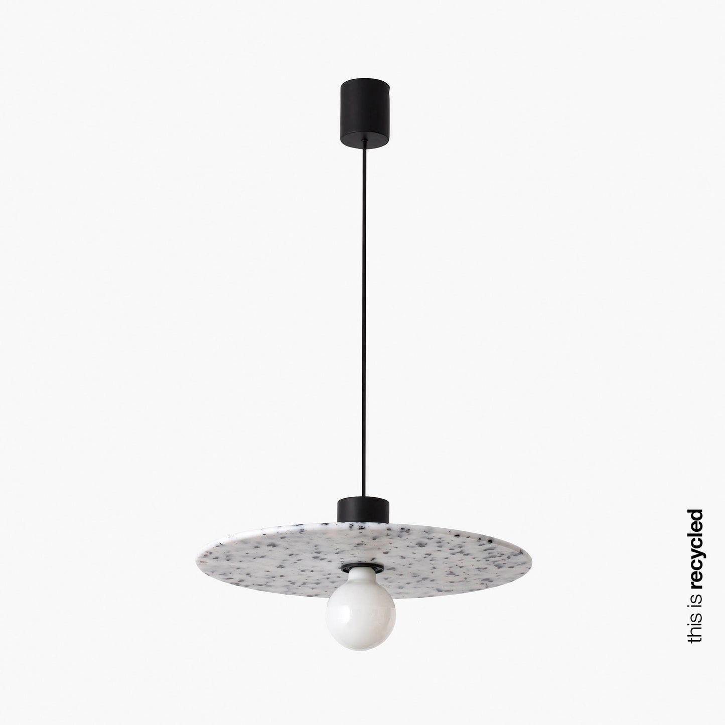 Lámpara Colgante Faro CONFETTI Polímero Reciclado Diseño Nutcreatives 1xE27