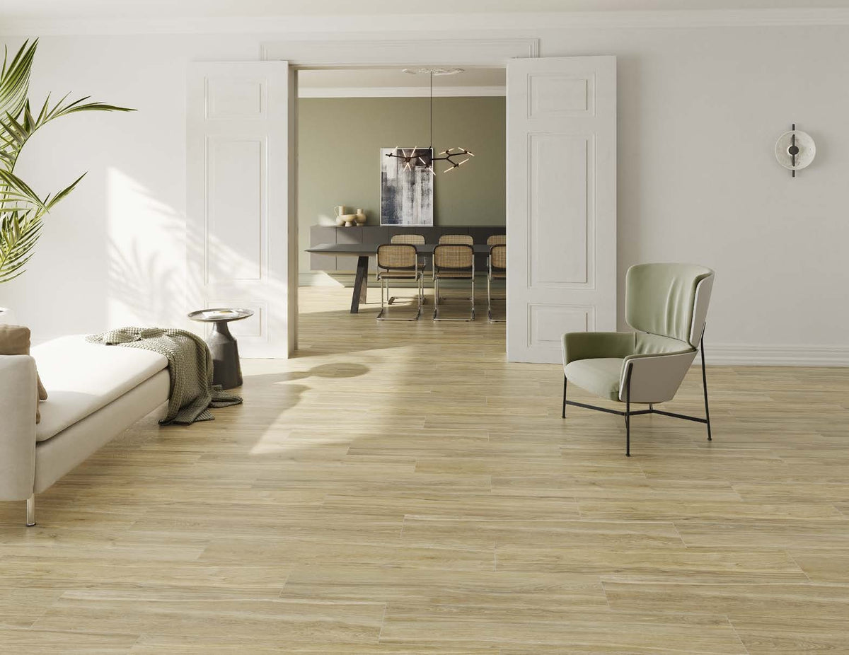 KTL HAVSTA BEIGE Ambiente Madera Porcelanica Nordica