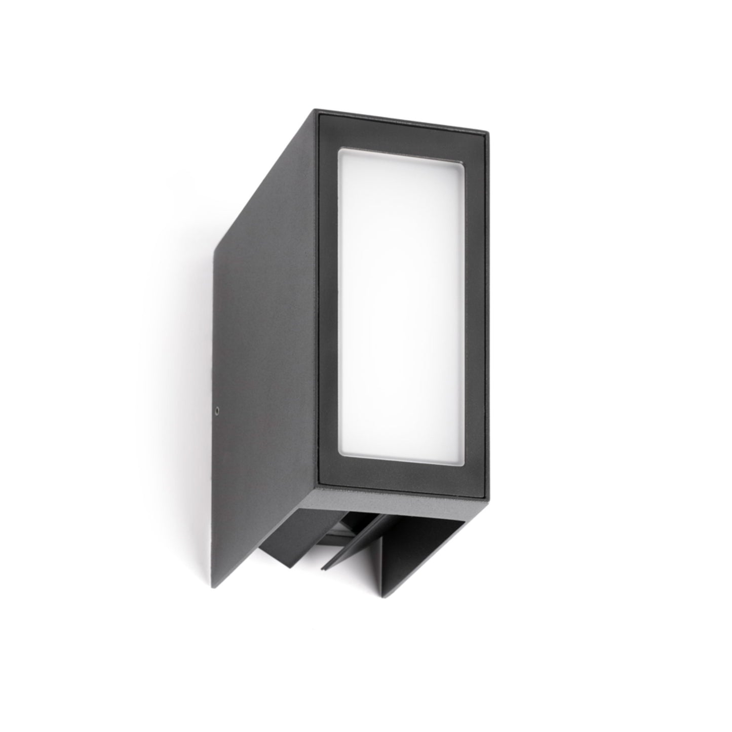 Aplique de Exterior Faro Log Gris Oscuro LED 9W 3000K IP65 - Detalle