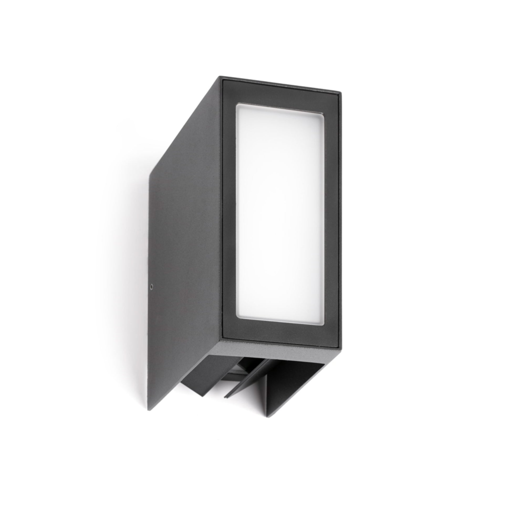 Aplique de Exterior Faro Log Gris Oscuro LED 9W 3000K IP65 - Detalle