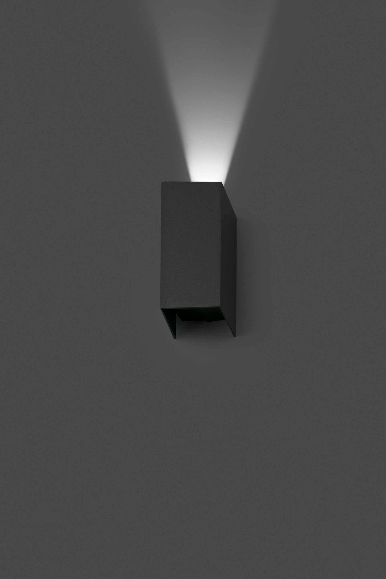 Aplique de Pared de Exterior Faro BLIND con Lamas Regulables LED 6W IP65