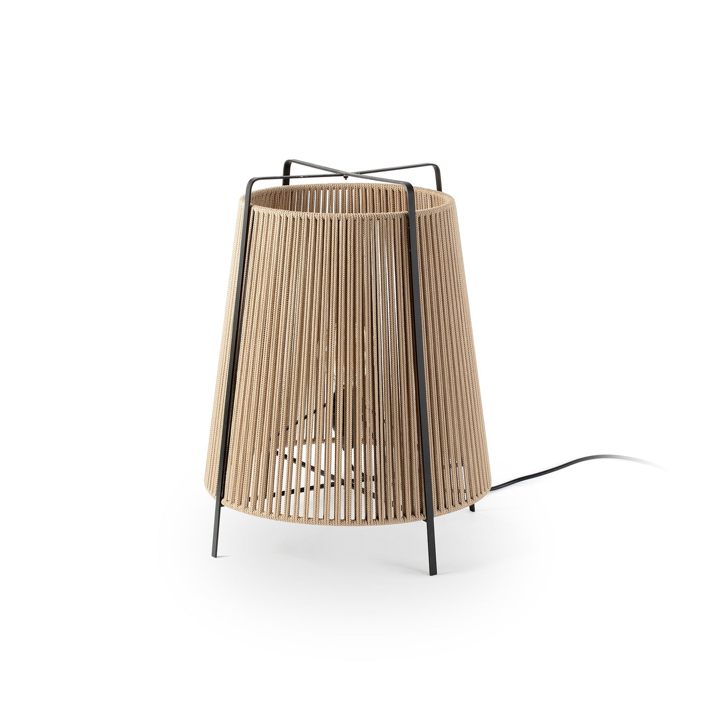 Lámpara Faro AKANE Papiro y Madera Japandi Diseño Pepe Llaudet 1xE27