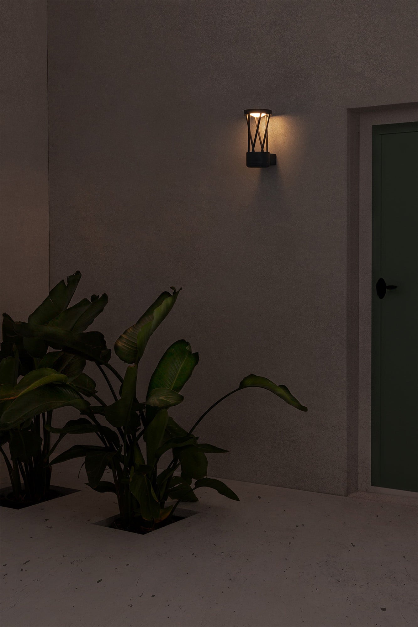 Aplique de Pared de Exterior Faro TWIST LED 10W Orientable IP65 Diseño Estudi Ribaudí - Fotografía de Ambiente
