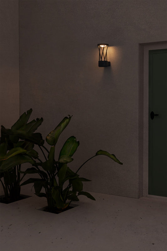 Aplique de Pared de Exterior Faro TWIST LED 10W Orientable IP65 Diseño Estudi Ribaudí