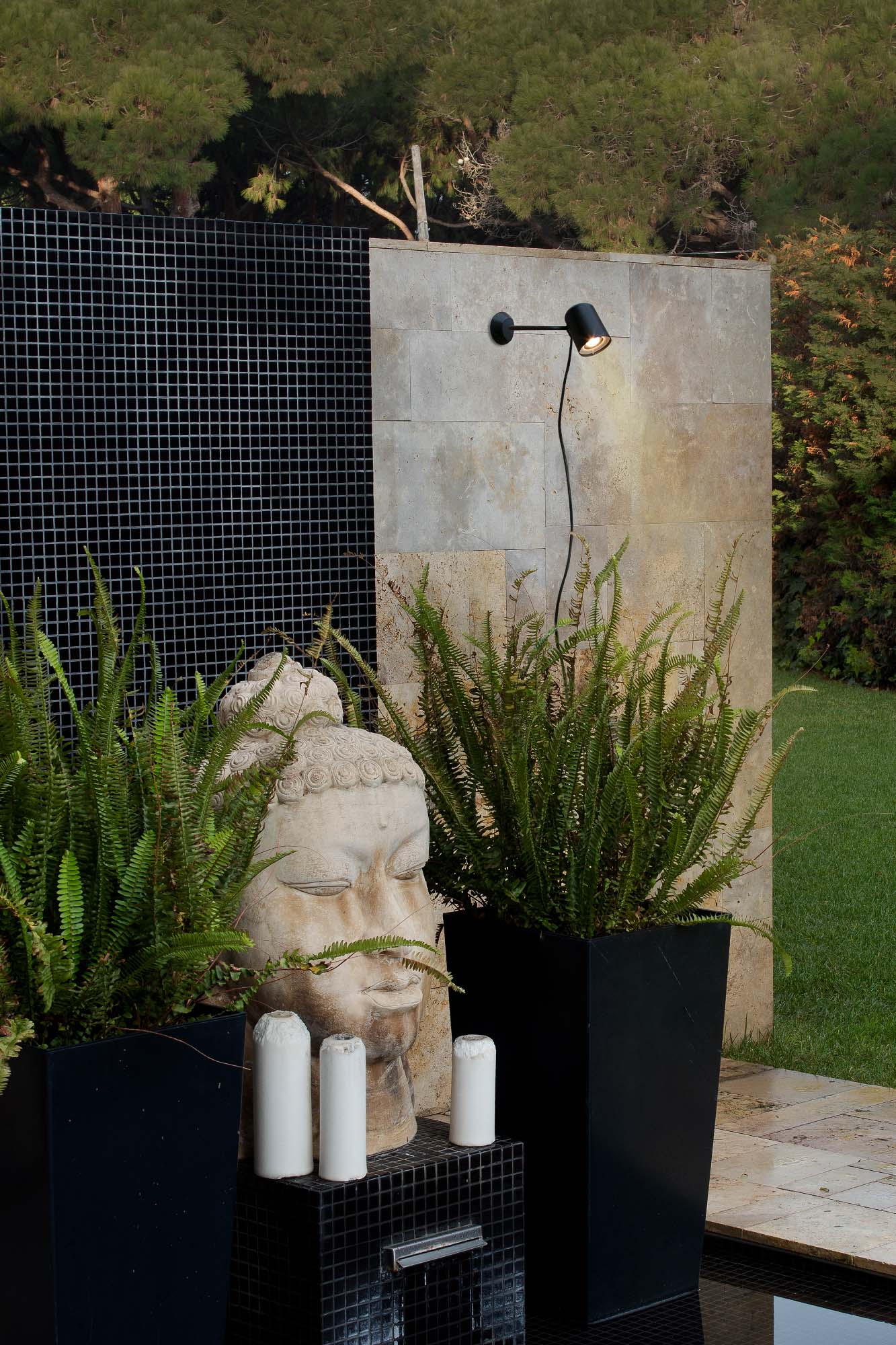Aplique y Estaca de Jardín Faro FLOW Diseño Alegre Design 1xGU10 IP65