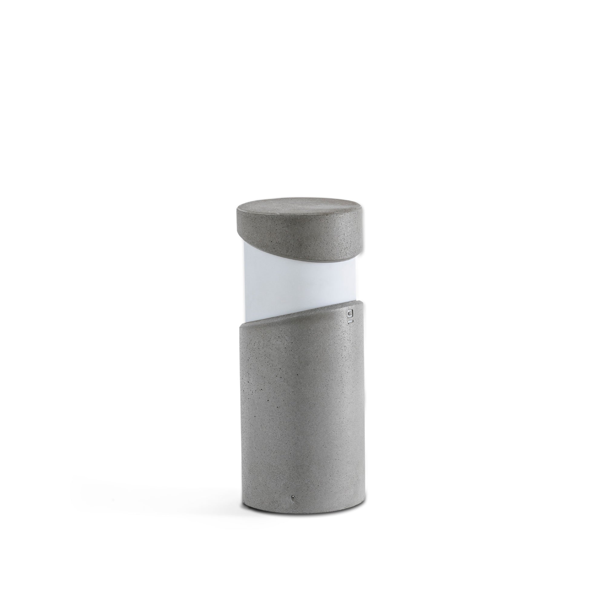Baliza de Exterior Faro BLOCK Hormigón IP65 Diseño Alex & Manel Lluscà - Baliza H35cm Hormigón Gris