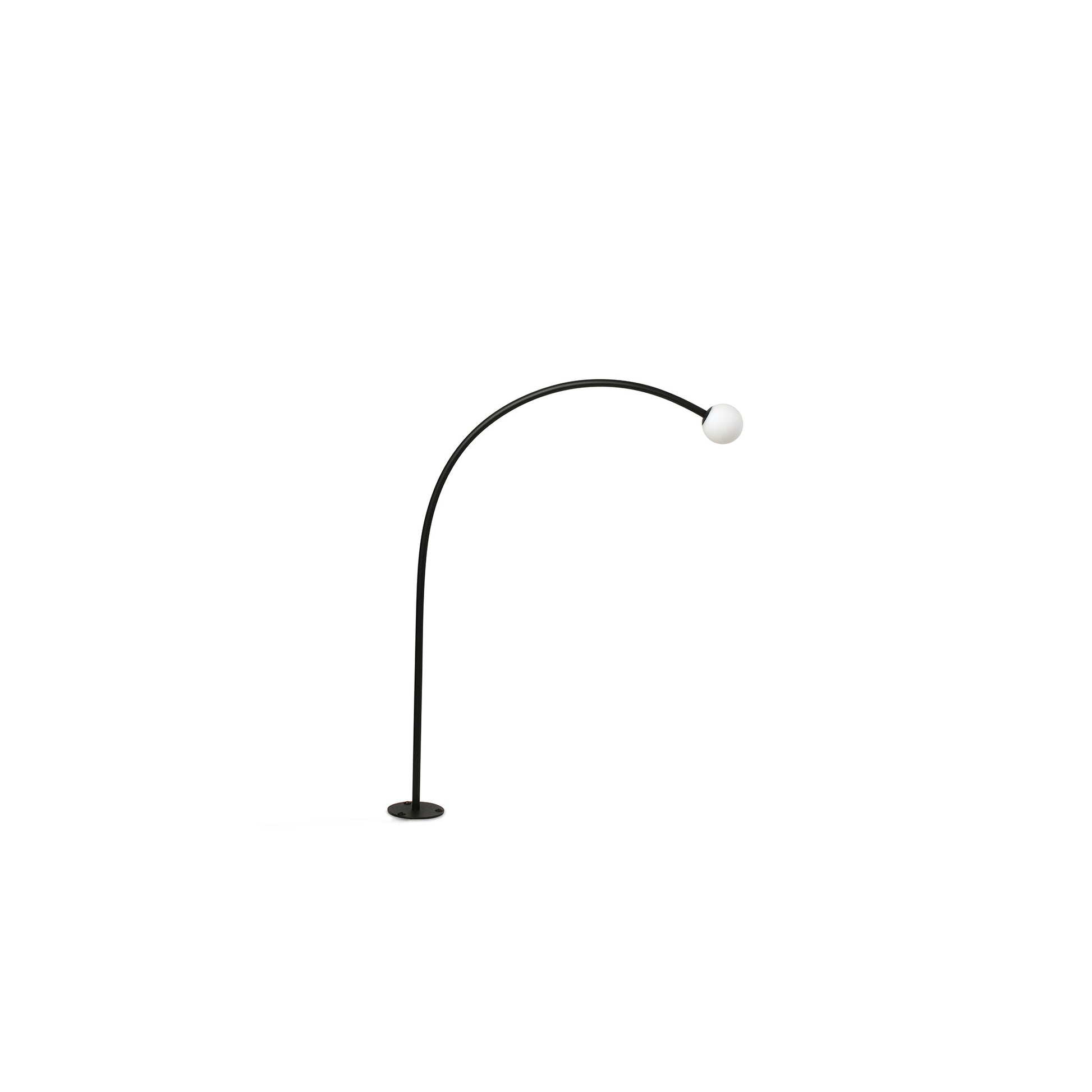 Lámpara de Exterior Faro CUCA Curva Portátil IP65 Diseño Faro Lab - Formato H40cm Negro