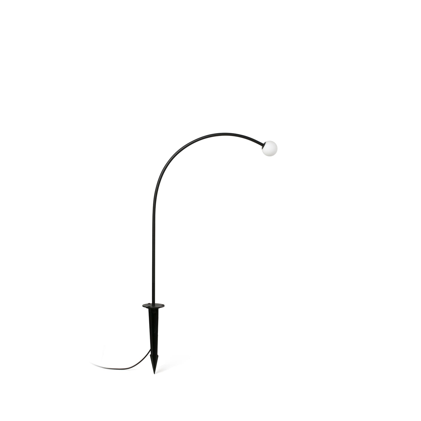 Lámpara de Exterior Faro CUCA Curva Portátil IP65 Diseño Faro Lab - Formato H80cm Negro