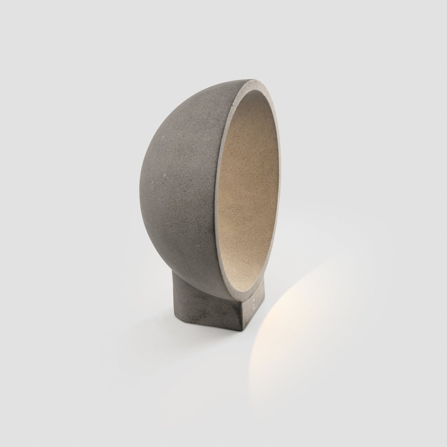Baliza de Exterior Faro GAIA Cemento Natural LED 6W 2700K IP65 Diseño Yembarastudio