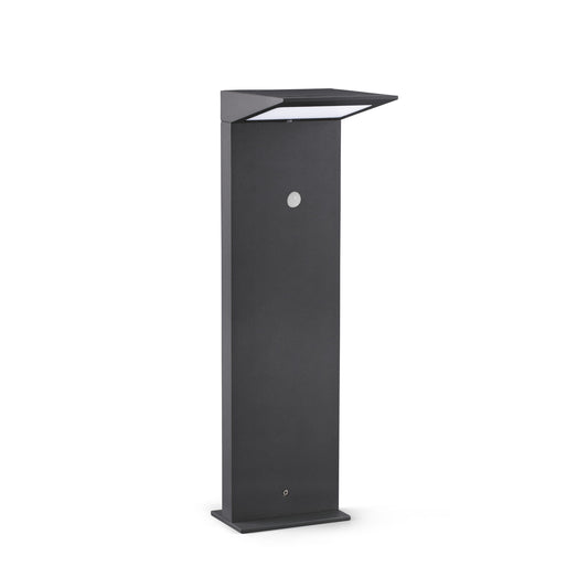 Baliza solar cilíndrica de exterior Faro SOLEIL LED 2W