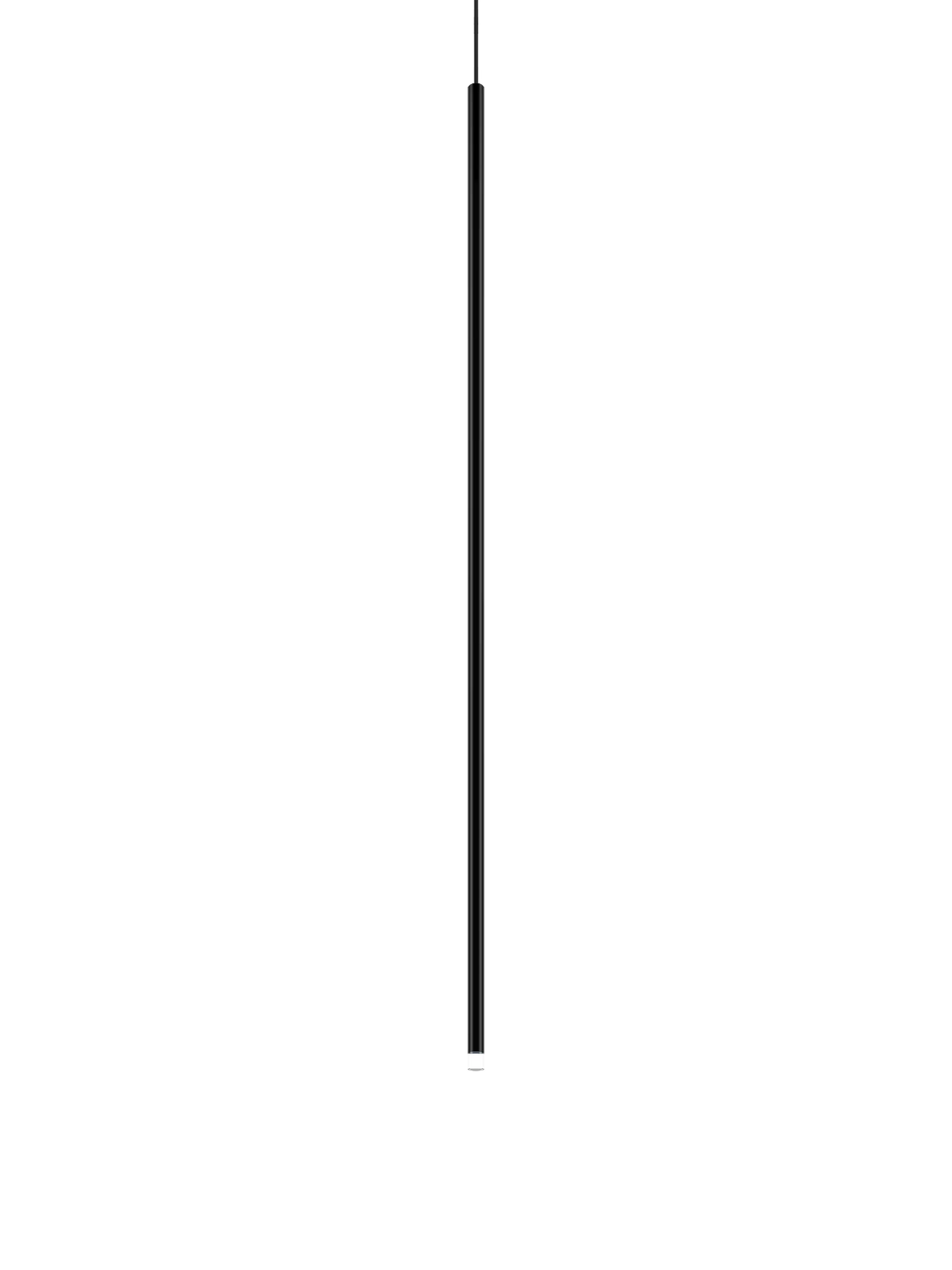 LODES A-Tube Nano XL 120 cm cable negro Negro mate 2700K