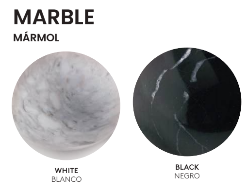 Aplique de Pared Aromas del Campo Delie L Mármol Blanco 112cm G9 Ambiente - Aromas del Campo