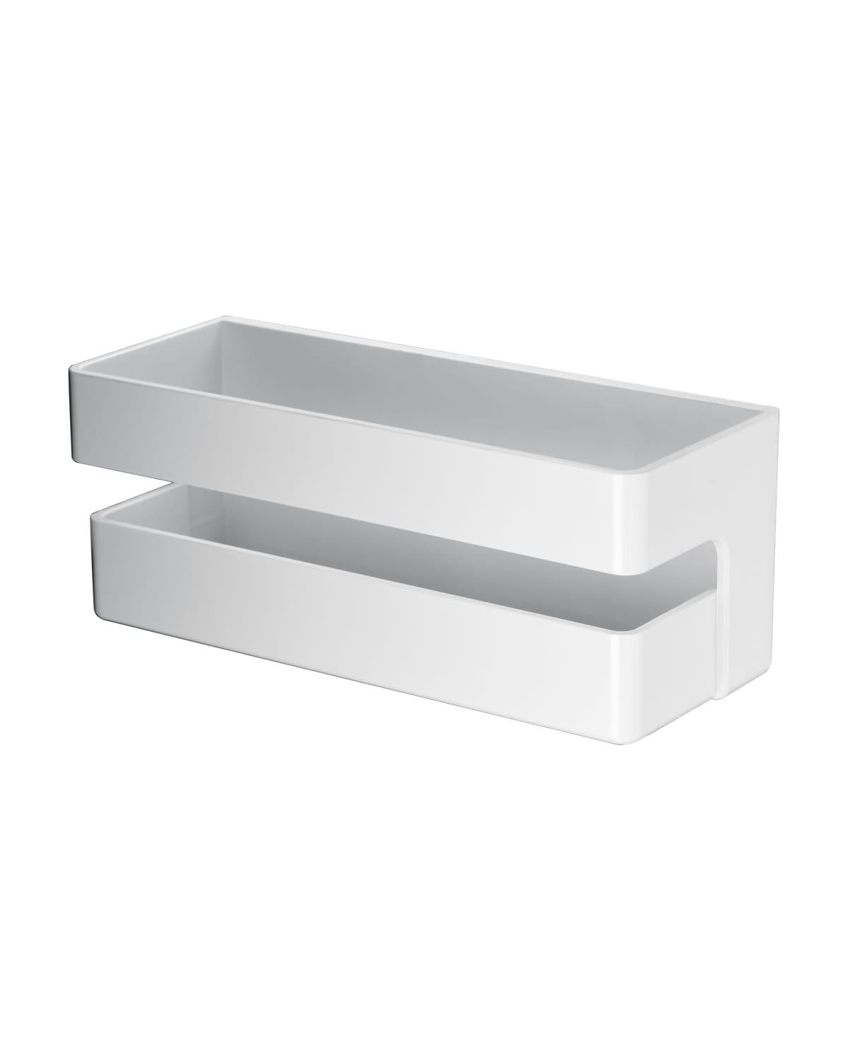 Jabonera Frontal De Pvc Color Blanco Mate IMEX