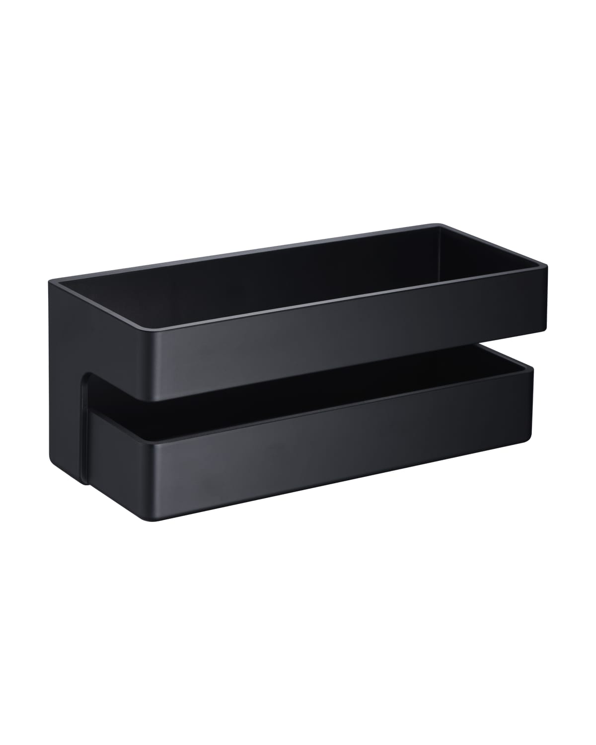 Jabonera Frontal De Pvc Color Negro IMEX