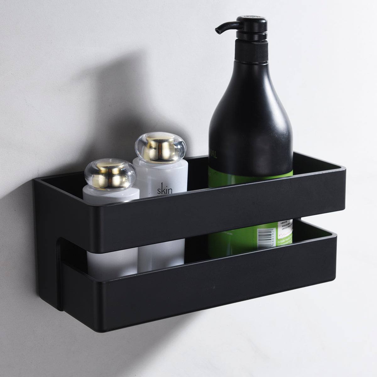 Jabonera Frontal De Pvc Color Negro IMEX