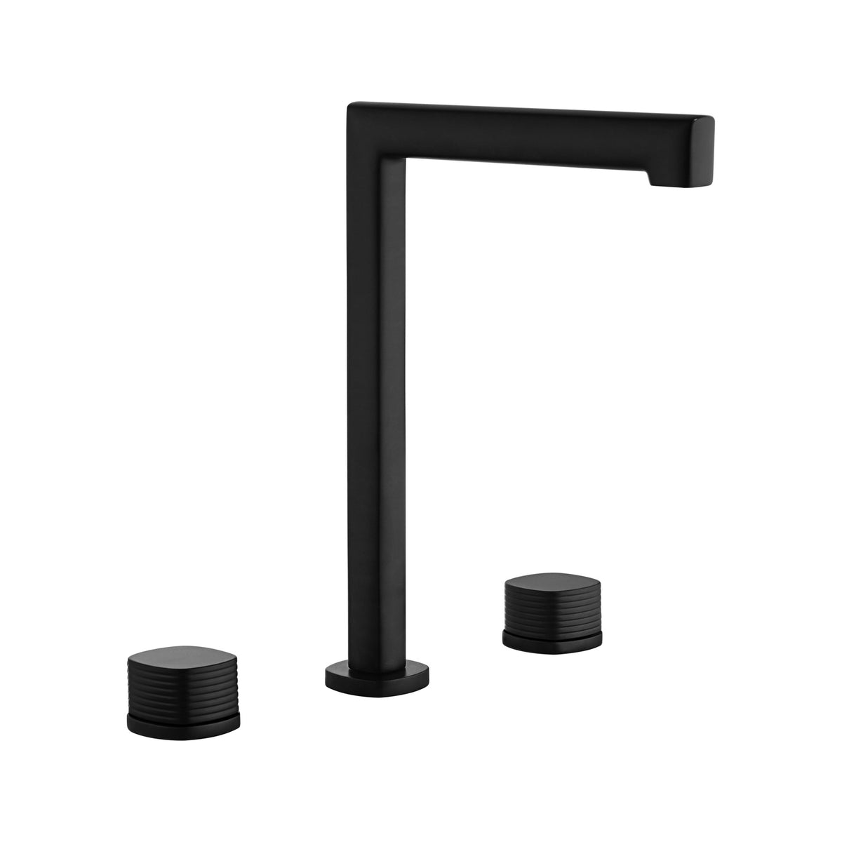 Lavabo Bimando Sobrencimera Caño Alto Firenze IMEX Negro Mate