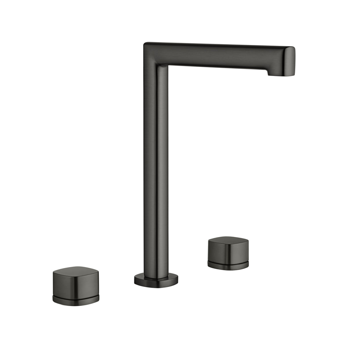 Lavabo Bimando Sobrencimera Caño Alto Toscana IMEX Black Gun Metal