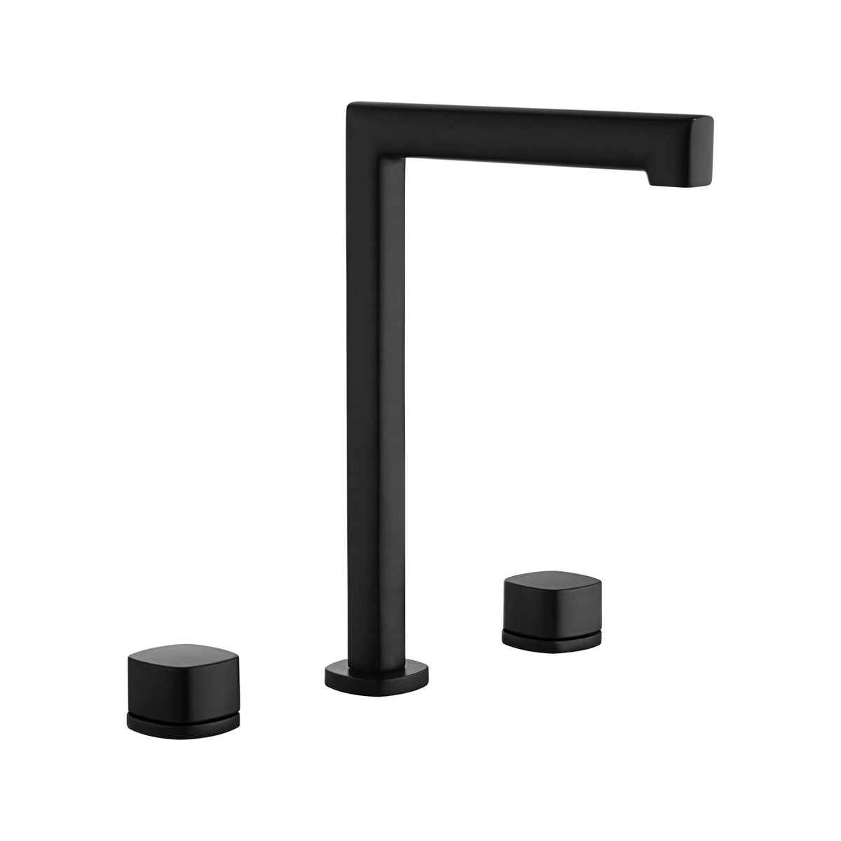 Lavabo Bimando Sobrencimera Caño Alto Toscana IMEX Negro Mate