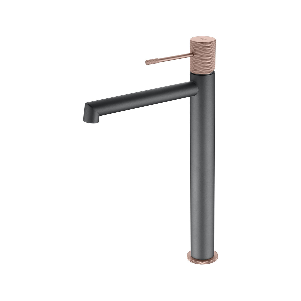 Monomando de Lavabo Alto Line IMEX Gris Mate-Champagne