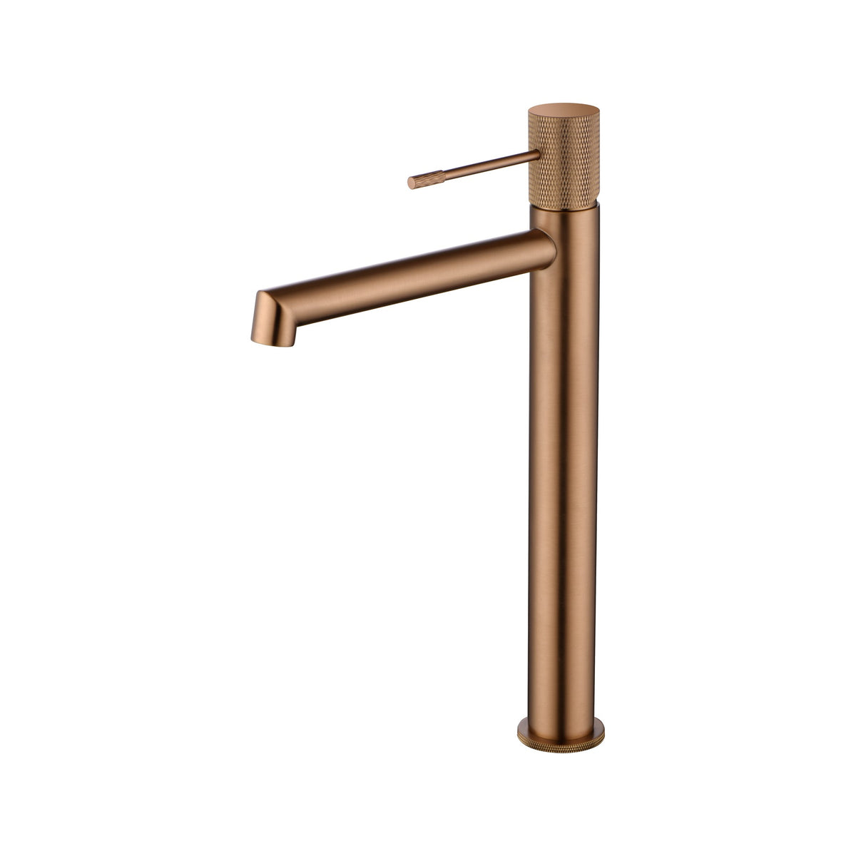 Monomando de Lavabo Alto Line IMEX Oro Rosa Cepillado