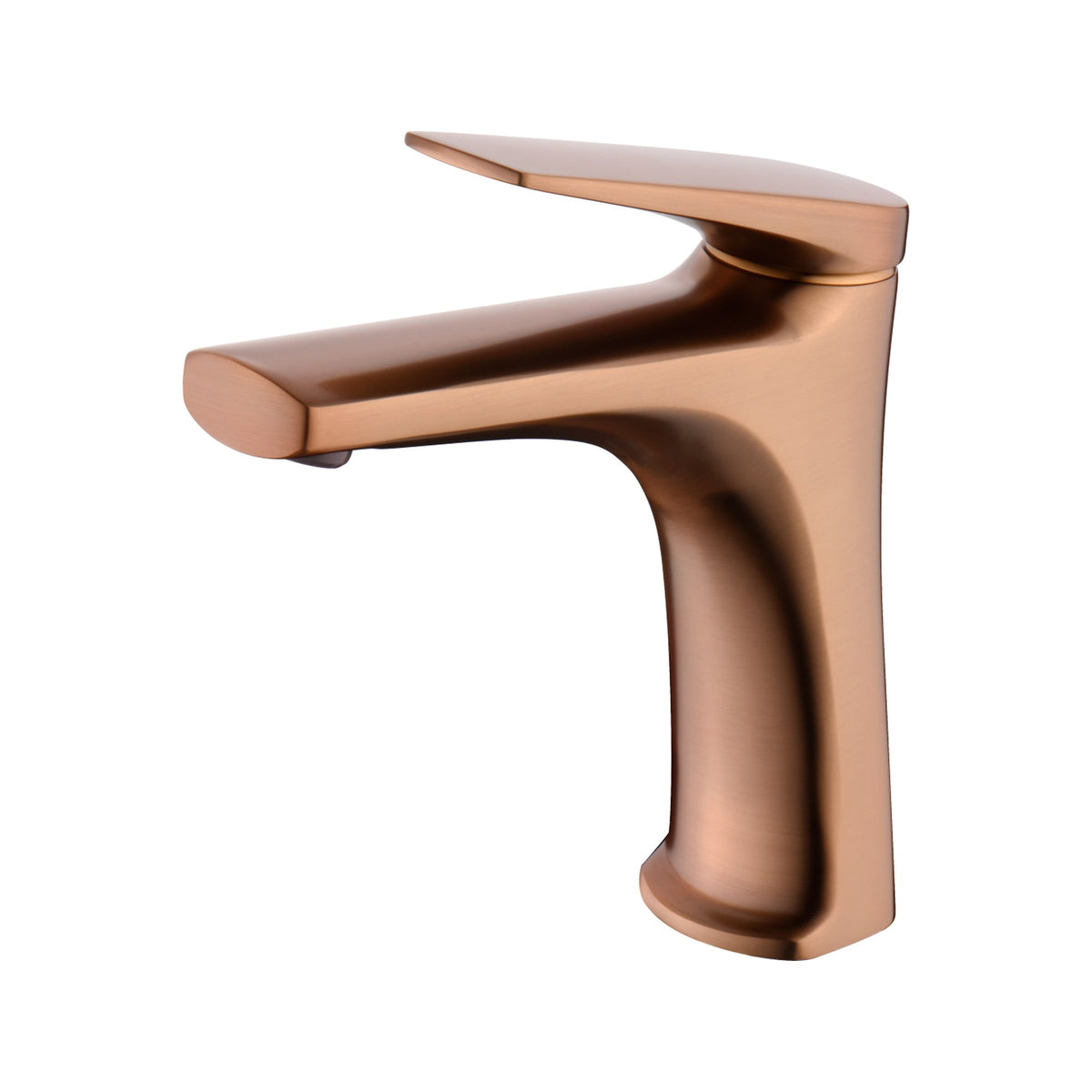 Monomando de Lavabo Delos IMEX Oro Rosa Cepillado