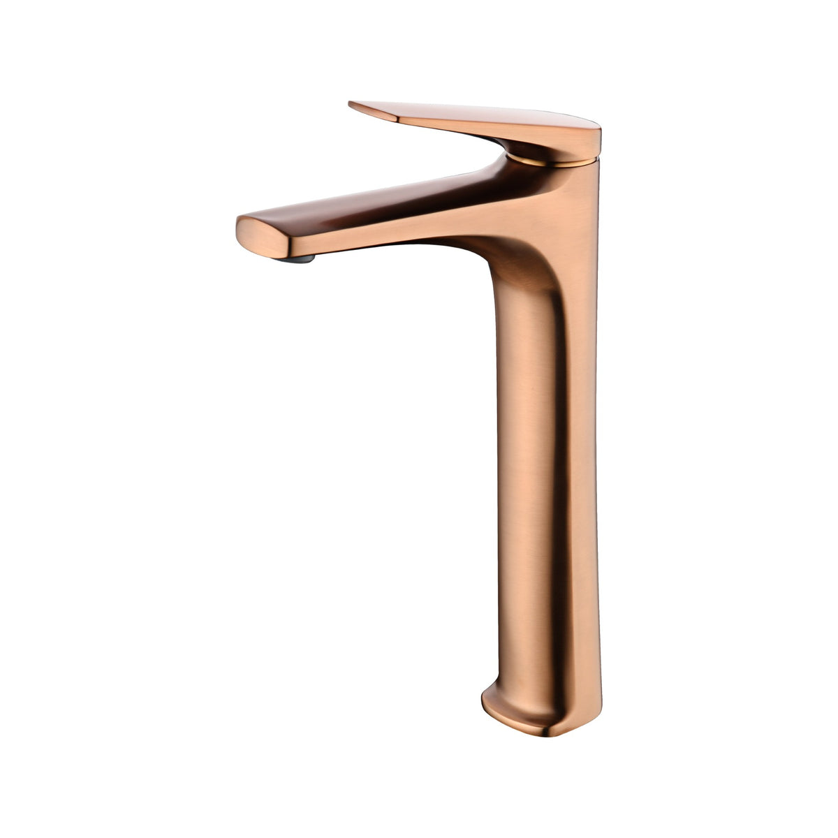 Monomando de Lavabo Alto Delos IMEX Oro Rosa Cepillado