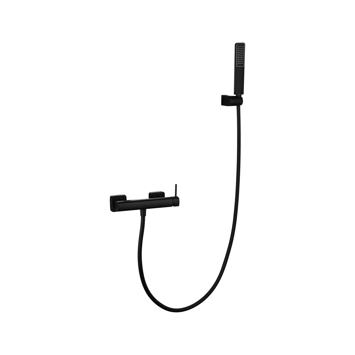Kit de Ducha Monomando Firenze IMEX Negro Mate