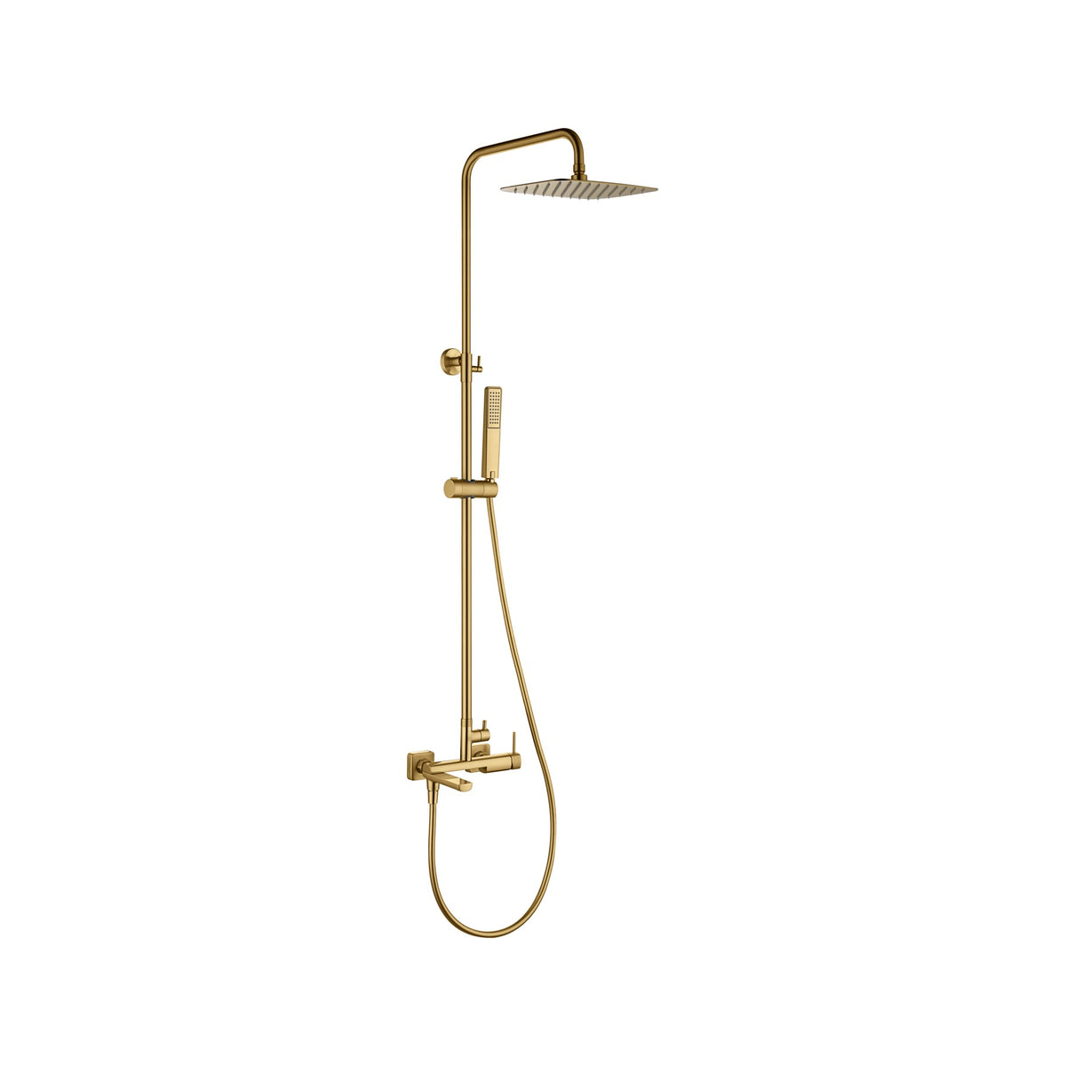 Conjunto de Bañera Monomando Firenze IMEX Oro Cepillado
