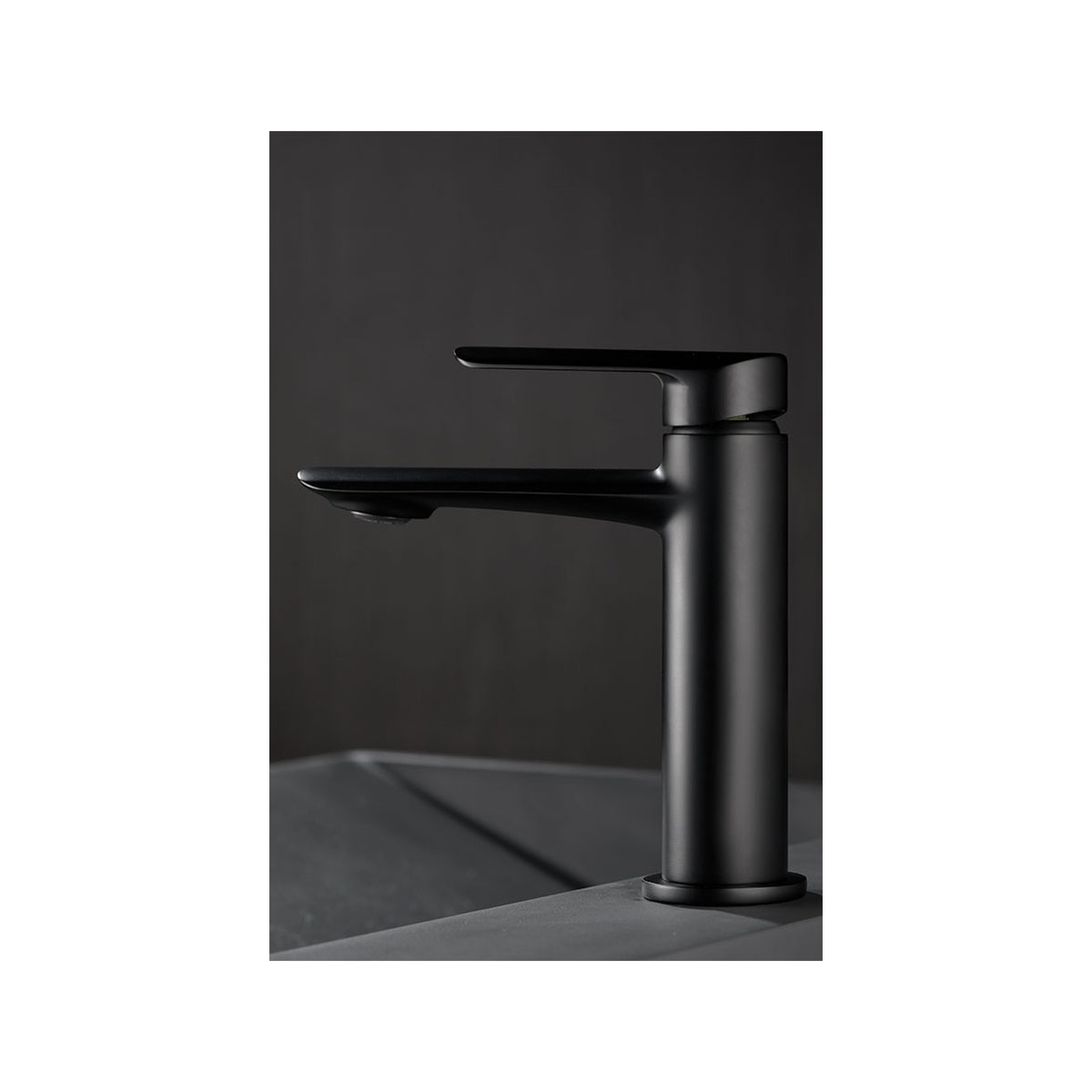 Monomando de Lavabo Ural IMEX Negro Mate