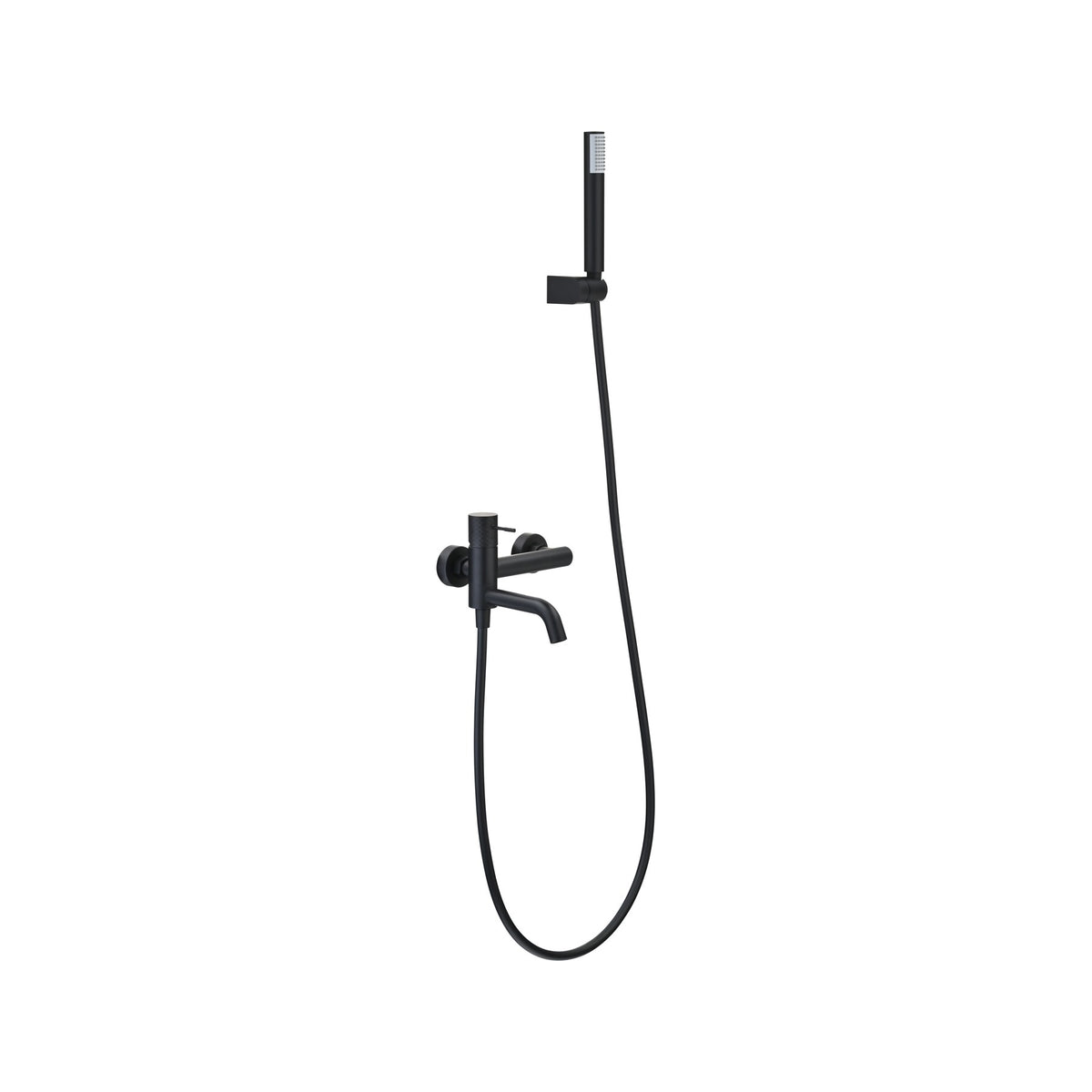 Kit Baño/ducha Monomando Génova IMEX Negro Mate
