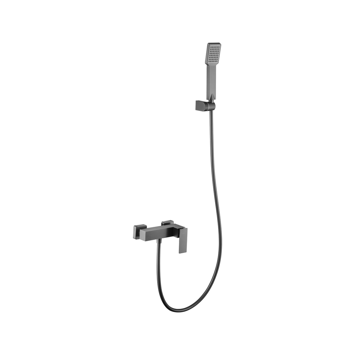 Kit de Ducha Monomando Pisa IMEX Black Gun Metal