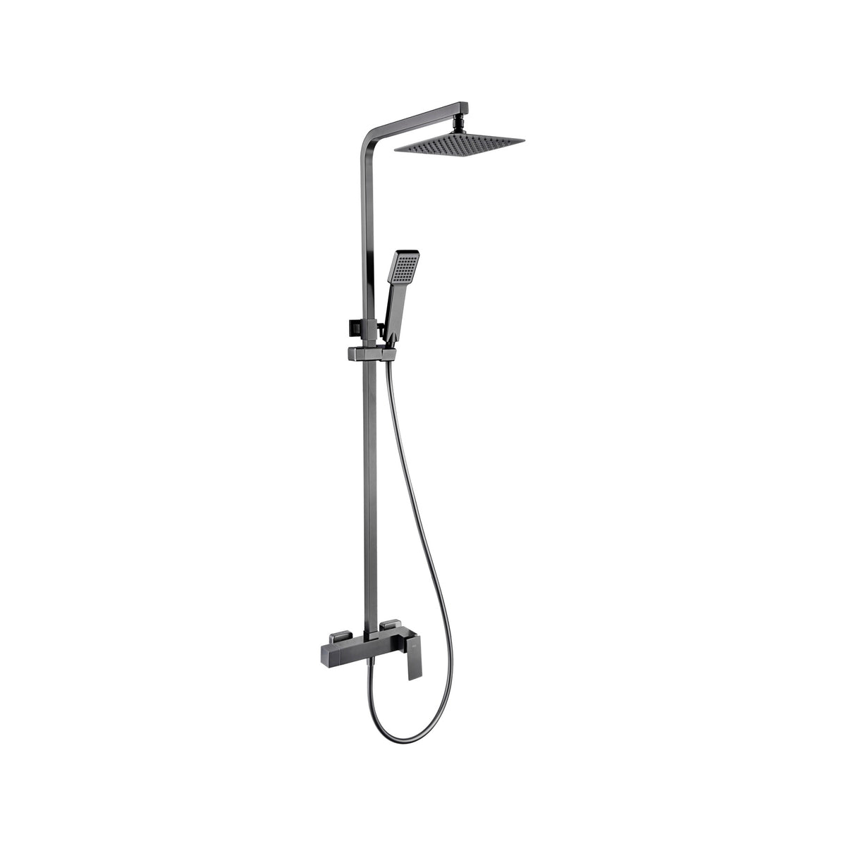 Conjunto de Ducha Monomando Pisa IMEX Black Gun Metal