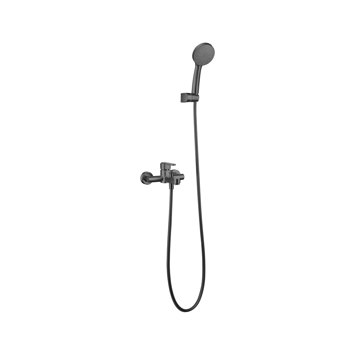 Kit Baño/ducha Monomando Roma IMEX Negro Mate