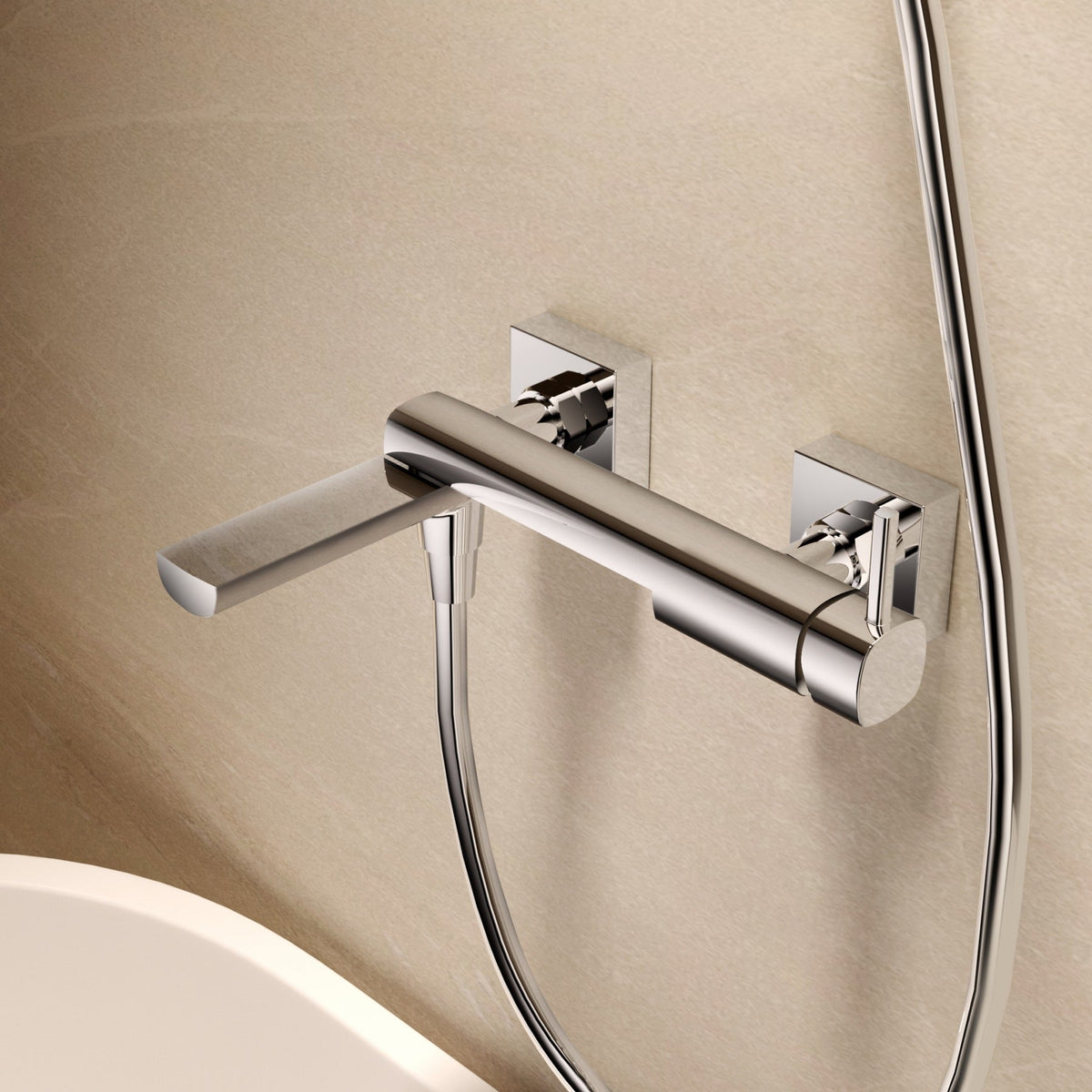 Kit Baño/ducha Monomando Toscana IMEX instalado en un baño