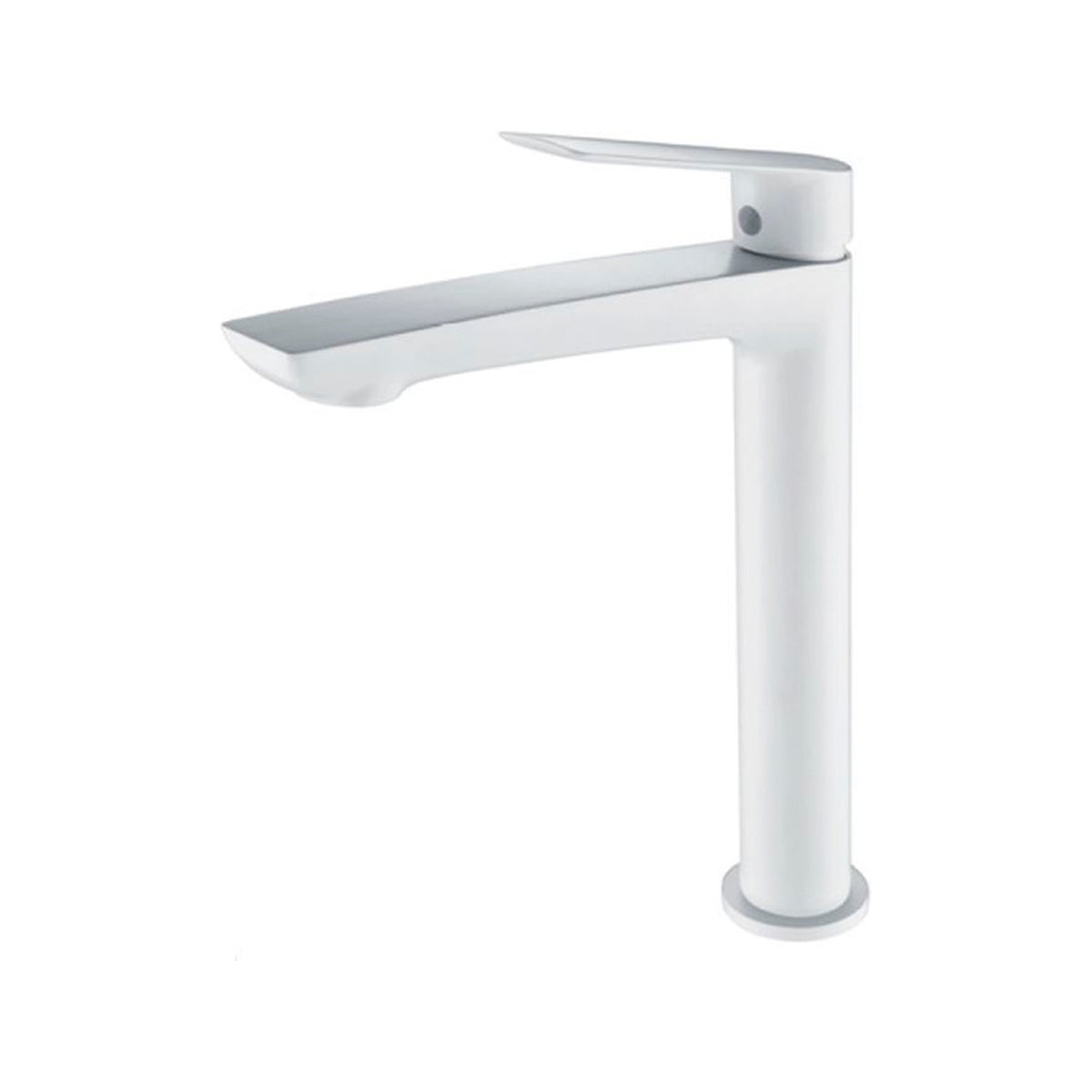 Monomando de Lavabo Alto Lúxor IMEX Blanco Mate