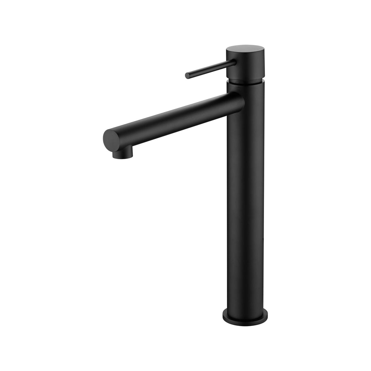 Monomando de Lavabo Alto Milos Stick IMEX Negro Mate
