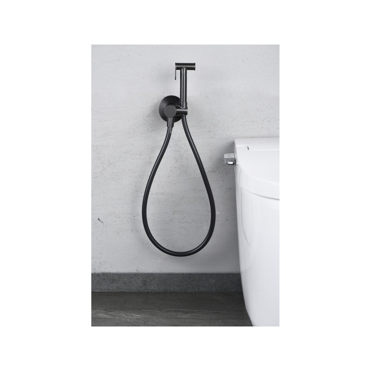 Grifo Empotrado De Bidé Line IMEX Black Gun Metal