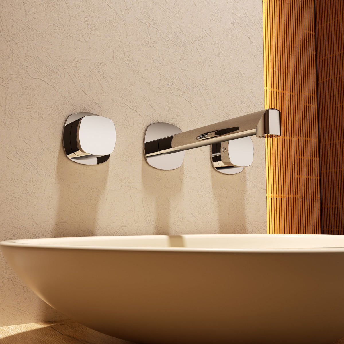 Bimando Empotrado de Lavabo Toscana IMEX instalado en un baño