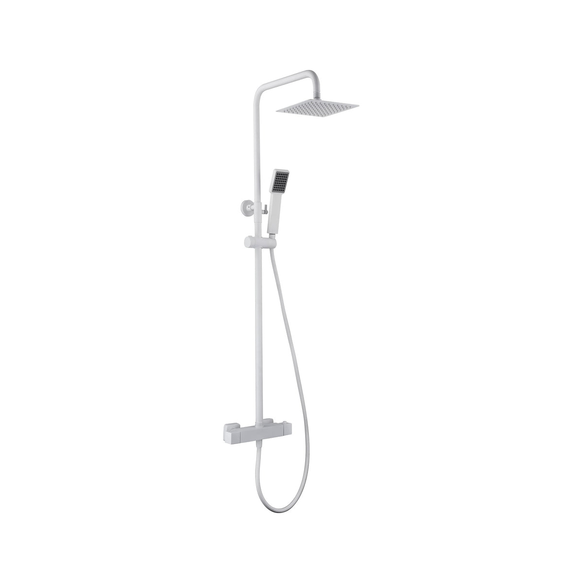 Conjunto de Ducha Termostático Art IMEX Blanco Mate